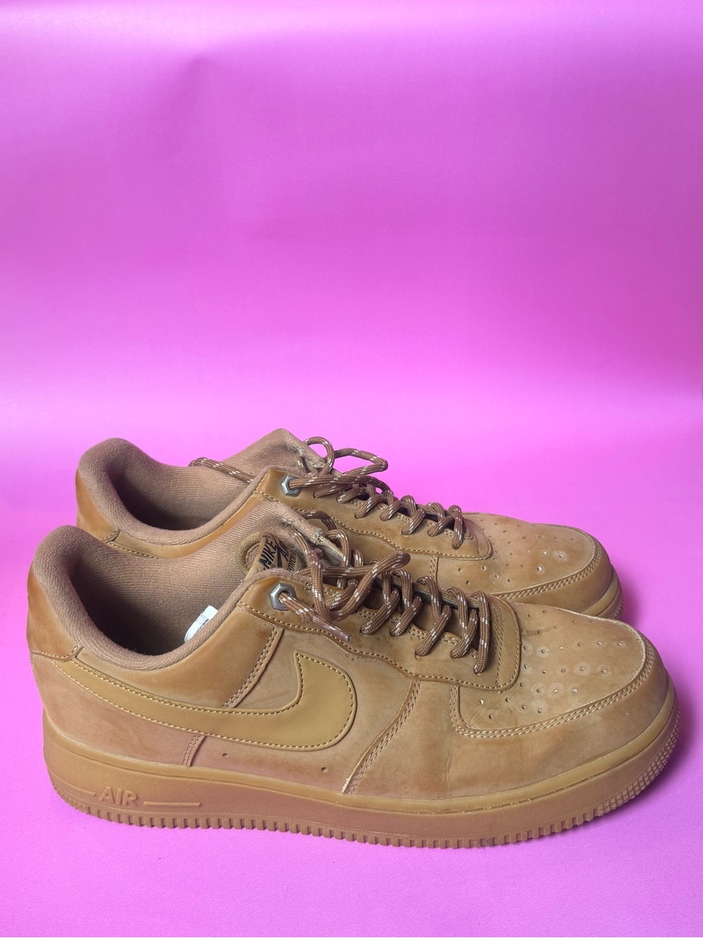 NIKE AIR FORCE 1 flax gum light brown men’s 10.5
